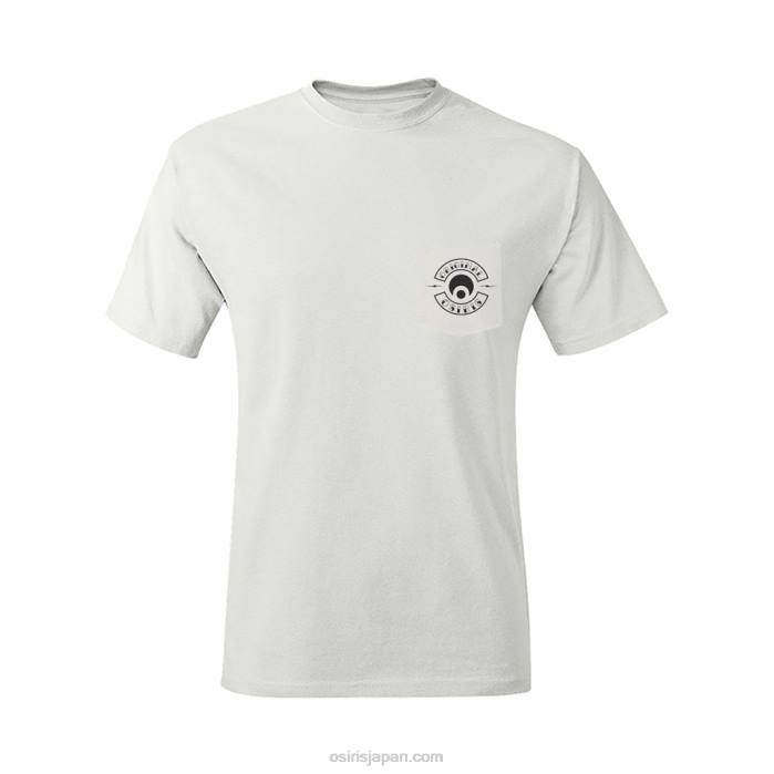 Osiris60XP52 オリジナルシン ポケットTシャツ ホワイト